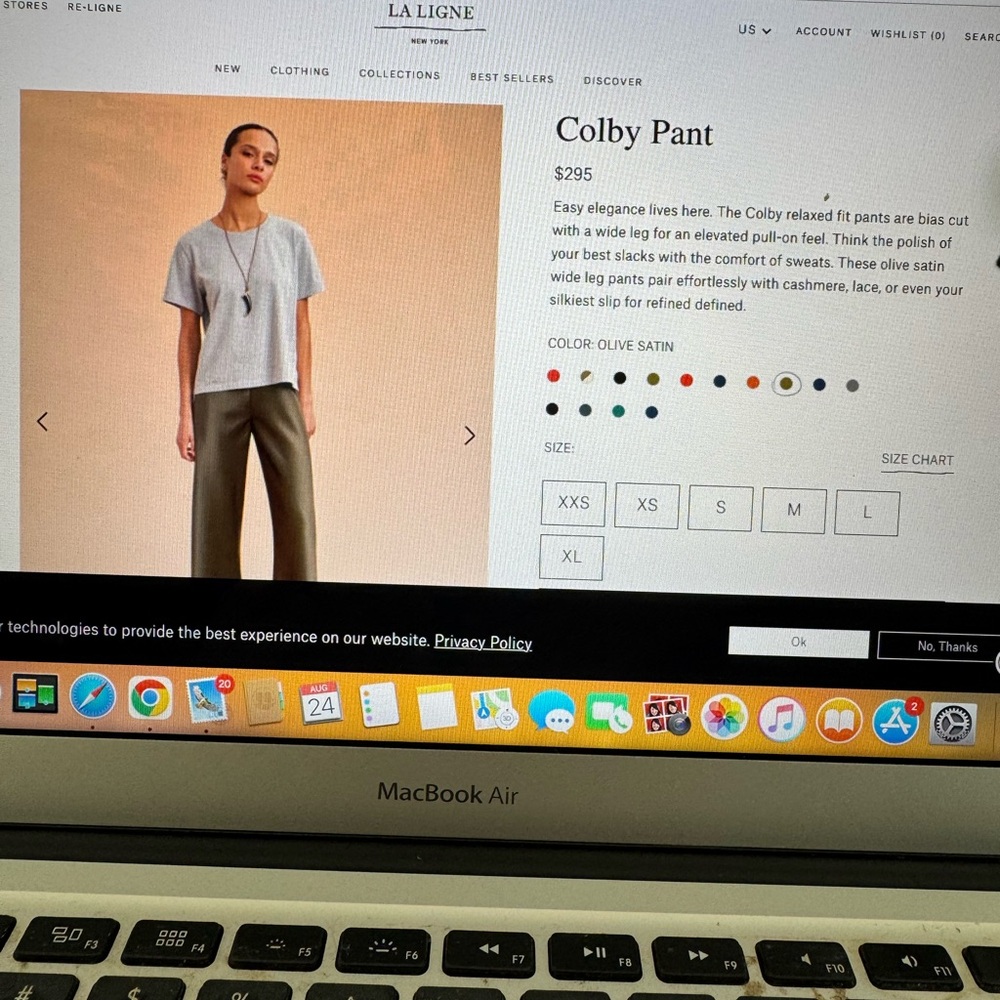 La Ligne Colby Olive Pant